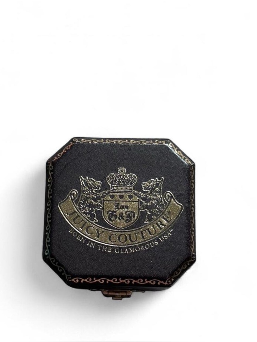 Vintage Y2K Juicy Couture Brown Jewelry earring box/case (EMPTY)